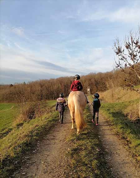 Ausritt mit Berghof Pony