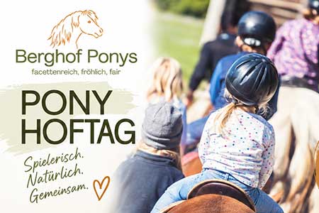 Pony Hoftag für Kinder 4-12 Jhr